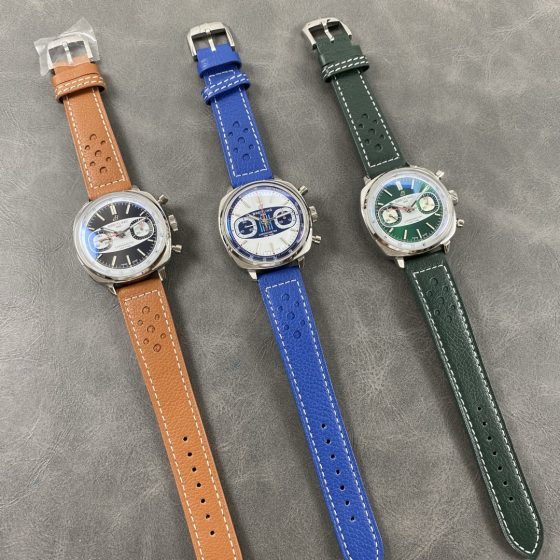 Breitling Top Time Leather strap 38 mm Chronograph BLS Factory Configuration F7ACD0 1:1 Superclone