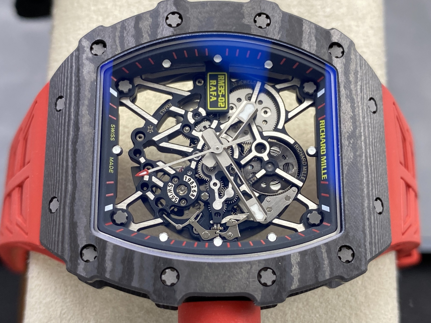 Richard Mille RM 035 RM35-02 Rubber strap 1:1 Superclone - Image 8