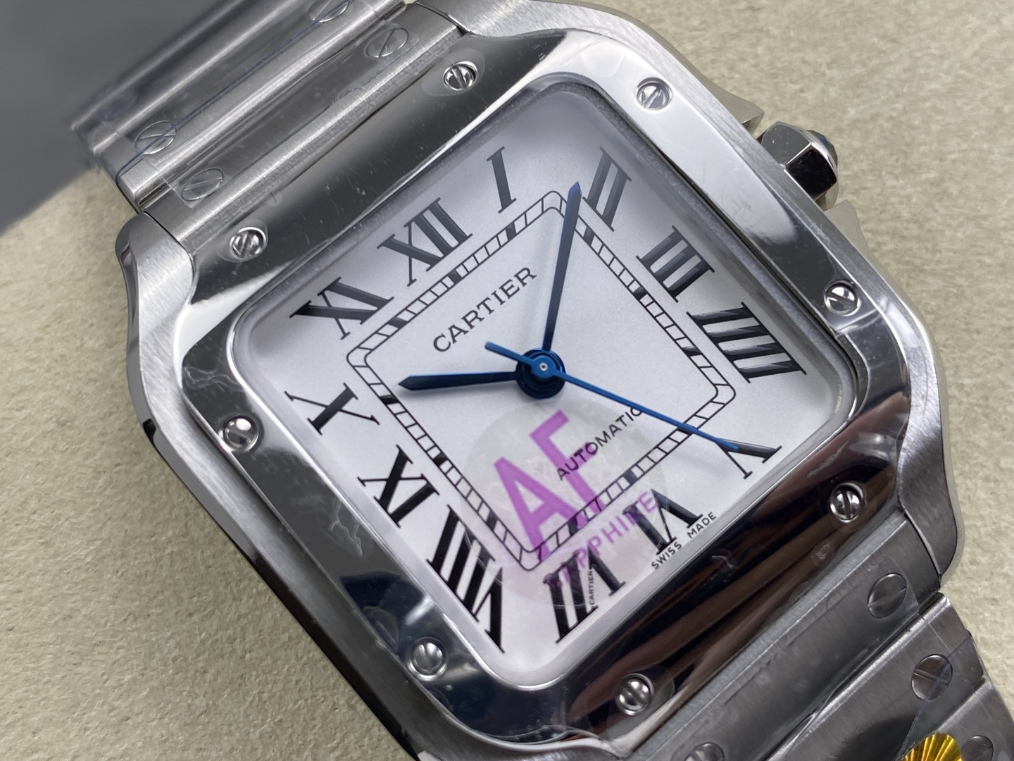 Cartier Santos 35.1 mm AF Factory Configuration E776BA 1:1 Superclone - Image 9