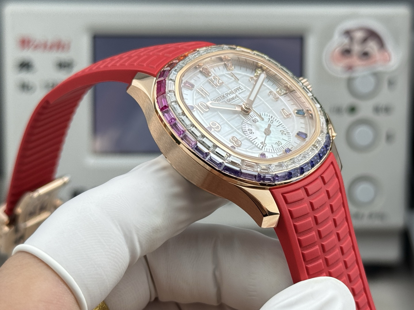 Patek Philippe Aquanaut Luce 7968/300R-001 Rainbow Chronograph 1:1 Superclone - Image 68