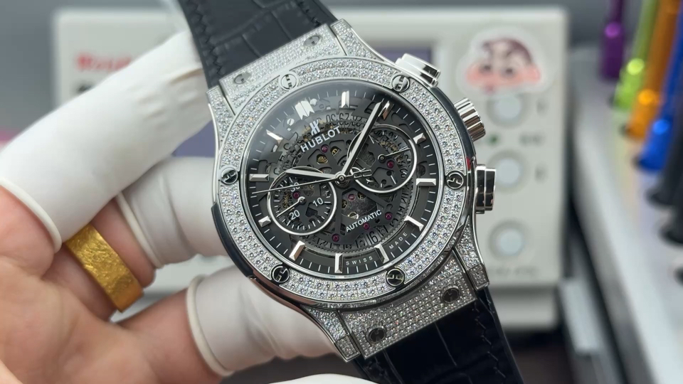 Hublot Classic Fusion Stainless steel 45 mm Chronograph Configuration DEC4AA 1:1 Superclone
