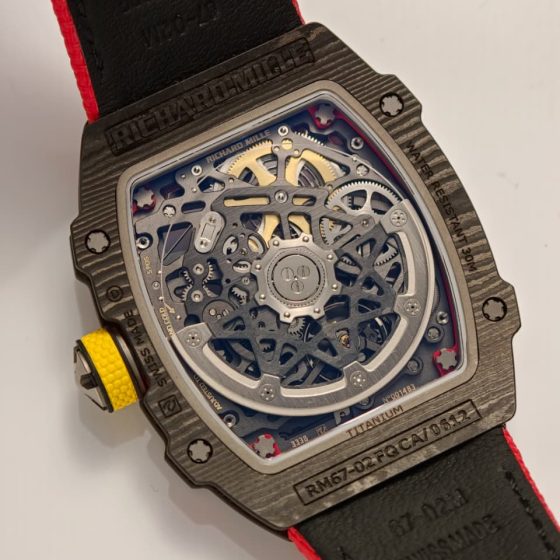 Richard Mille RM 067 RM67-02 Carbon composite Skeleton / openworked Configuration CD2451 1:1 Superclone