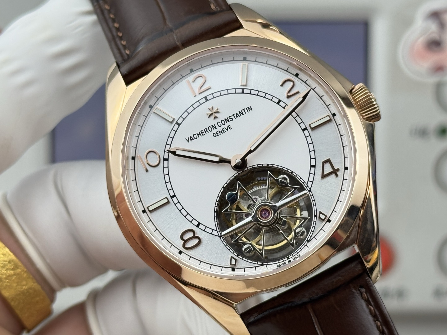 Vacheron Constantin Fiftysix tourbillon - 41 mm - Pink Gold Watch 6000E/000R-B488 (X60R2316) 1:1 Superclone - Image 5