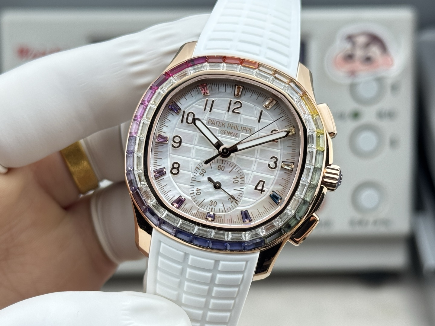 Patek Philippe Aquanaut Luce 7968/300R-001 Rainbow Chronograph 1:1 Superclone - Image 103