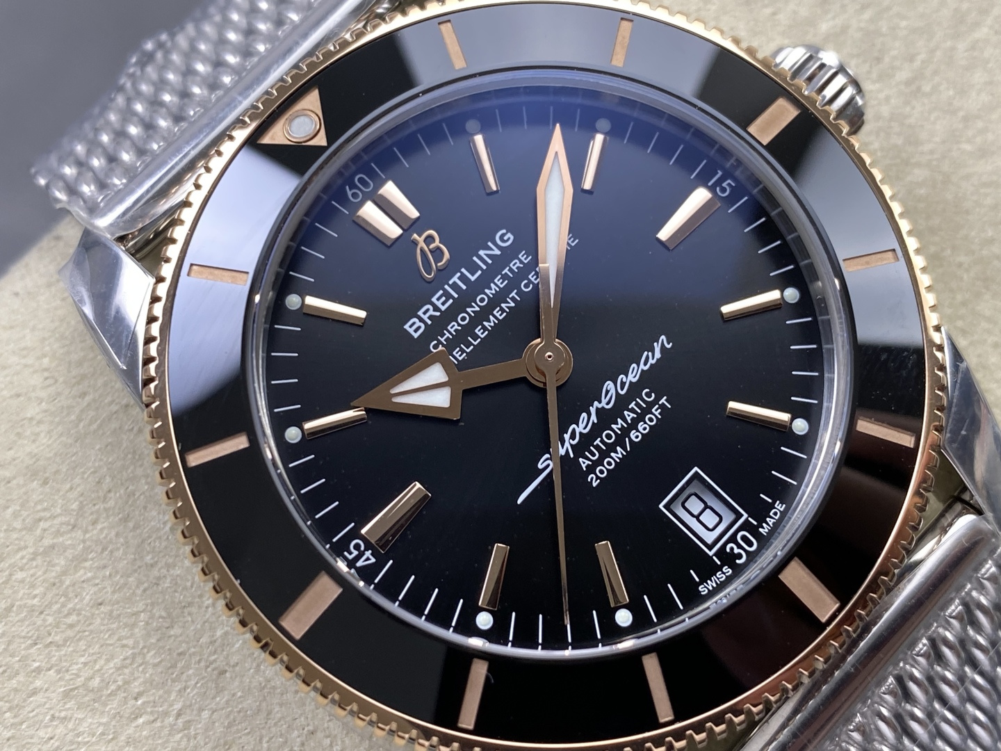 Breitling Superocean Heritage Rubber strap 42 mm GF Factory Configuration 5942F3 1:1 Superclone - Image 12