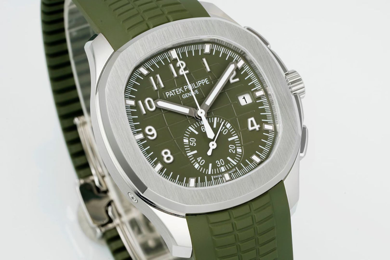 Patek Philippe Aquanaut 5968 Platinum DDF Factory Configuration 9546EB 1:1 Superclone - Image 2
