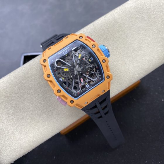 Richard Mille RM 035 RM35 Carbon composite 43.15 x 49.95 mm Skeleton / openworked CLEAN Factory Configuration 78BEE2 1:1 Superclone