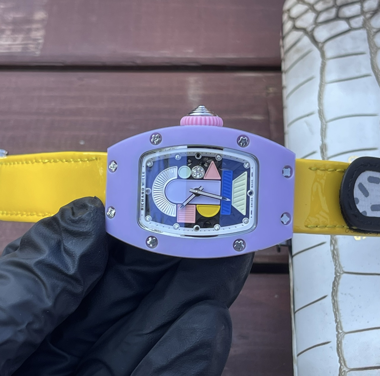 Richard Mille RM 07 RM07-01 Ceramic 45 x 31 mm Configuration 44B989 1:1 Superclone - Image 8