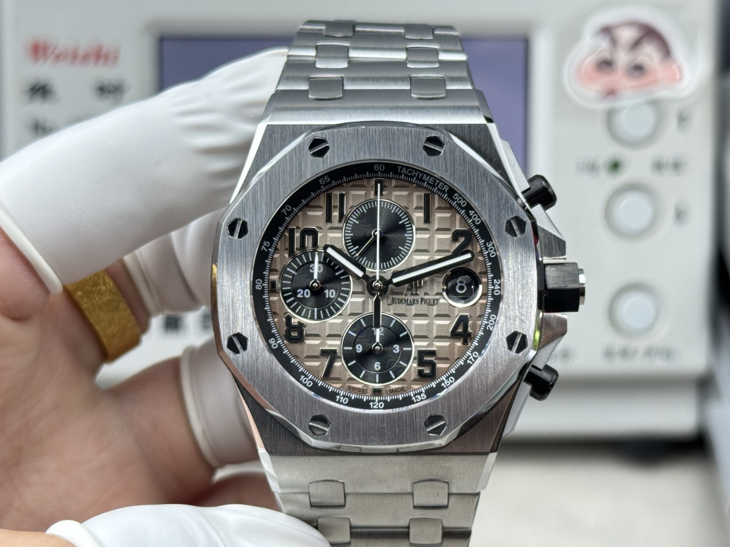 Audemars Piguet Royal Oak Offshore 26470 Stainless steel Rubber strap 42 mm Chronograph LS Factory Configuration DB08EE 1:1 Superclone