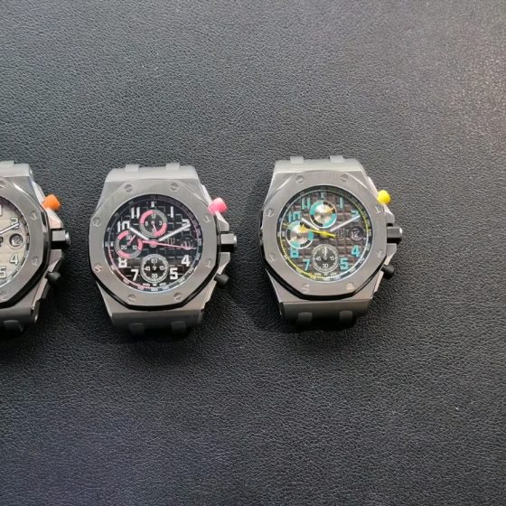 Audemars Piguet Royal Oak Offshore 26238 Stainless steel Rubber strap 42 mm Chronograph LS Factory Configuration B6A483 1:1 Superclone