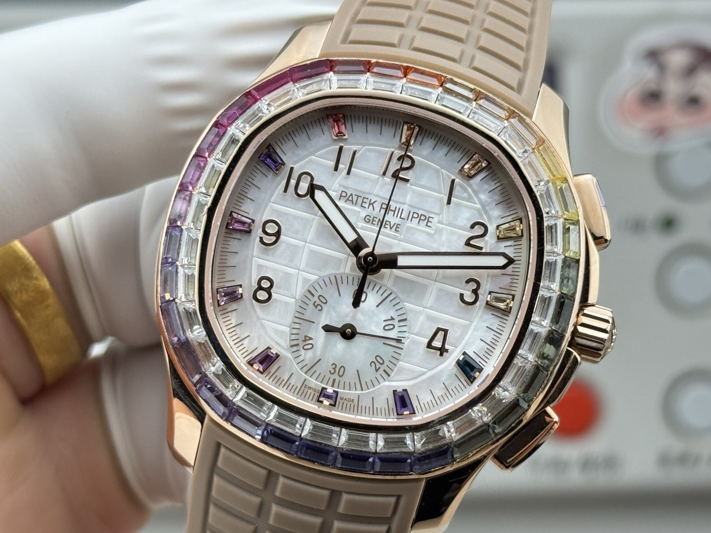 Patek Philippe Aquanaut Luce 7968/300R-001 Rainbow Chronograph 1:1 Superclone - Image 186