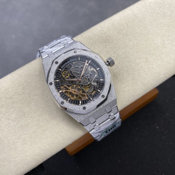 Audemars Piguet Royal Oak Frosted Gold Double Balance Wheel Openworked 15407BC.GG.1224BC.01 1:1 Superclone