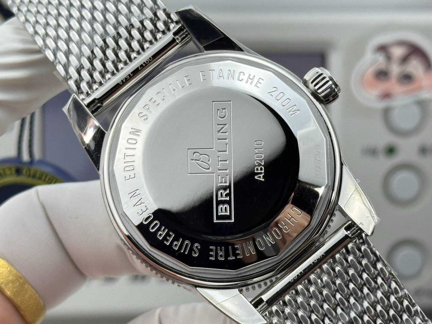 Breitling Superocean Heritage Rubber strap 42 mm GF Factory Configuration 7DF44F 1:1 Superclone - Image 9