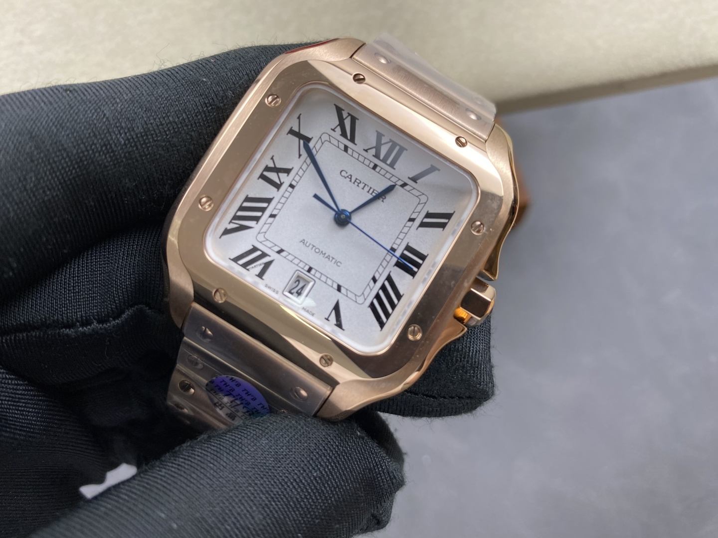 Cartier Santos 39.8 mm THB Factory Configuration 7AE1CF 1:1 Superclone - Image 3