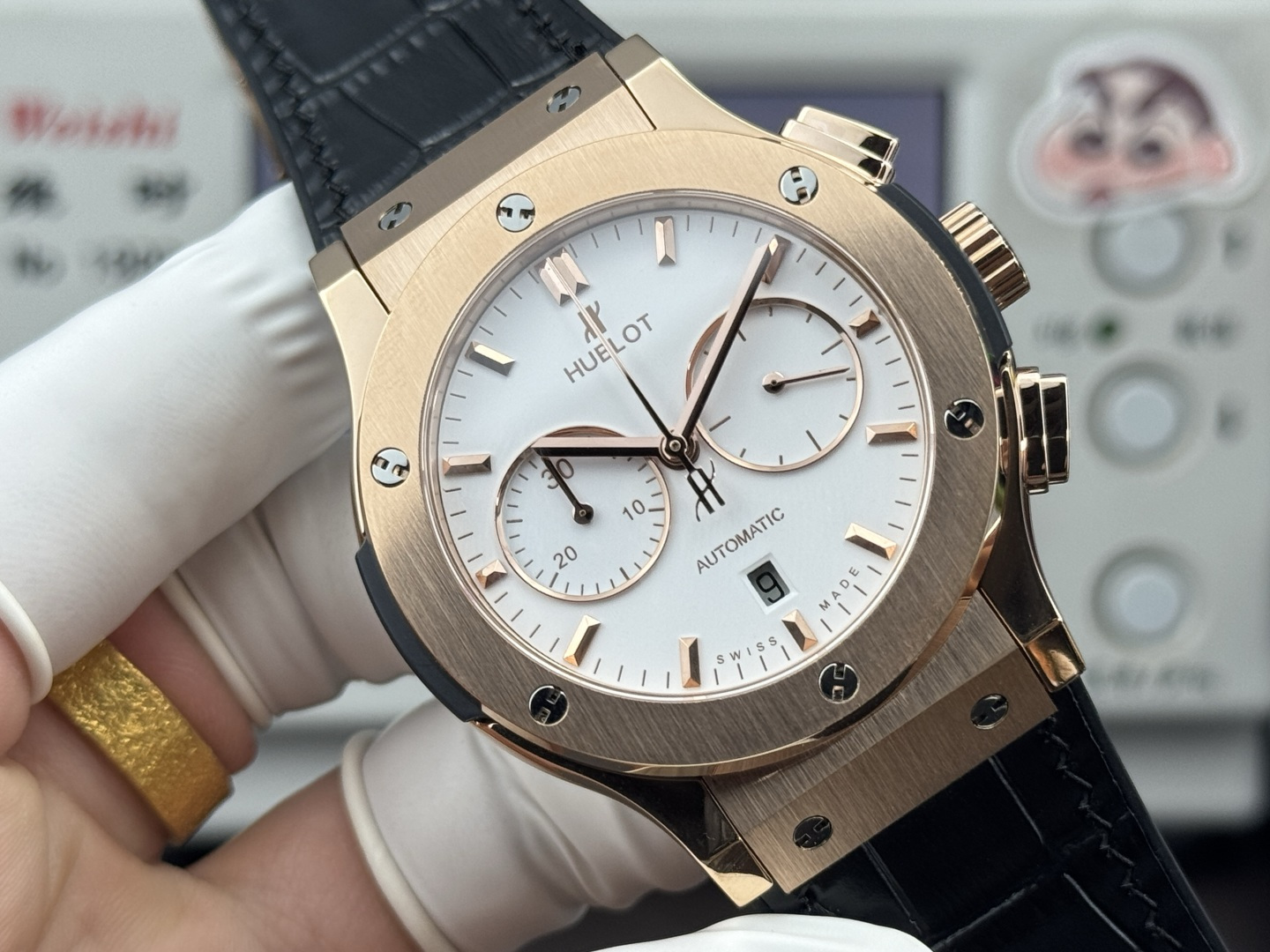 Hublot Classic Fusion Stainless steel 45 mm Chronograph Configuration 8BA38F 1:1 Superclone - Image 7
