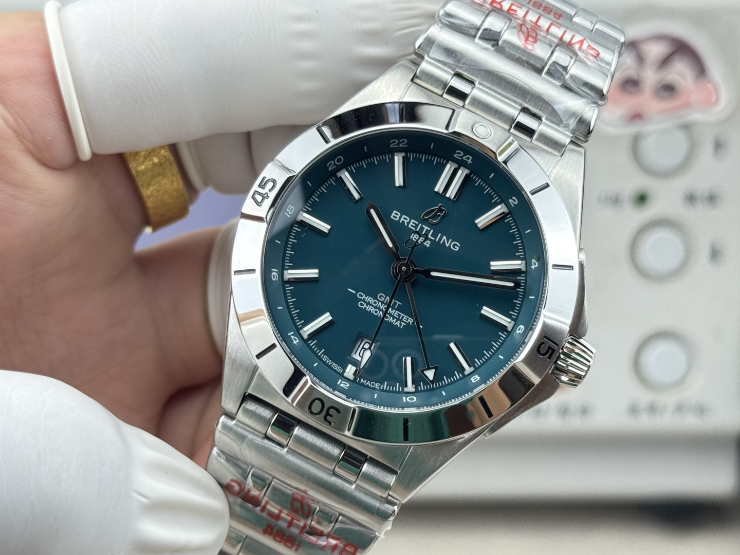 Breitling Chronomat A32398101M1A1 Stainless steel Stainless-steel bracelet 1:1 Superclone - Image 13