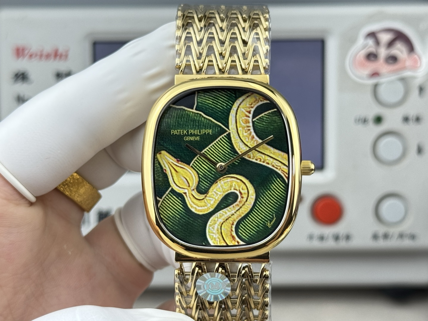 Patek Philippe Golden Ellipse 5738/50J-011 Yellow-Crested Cockatoo 1:1 Superclone - Image 12