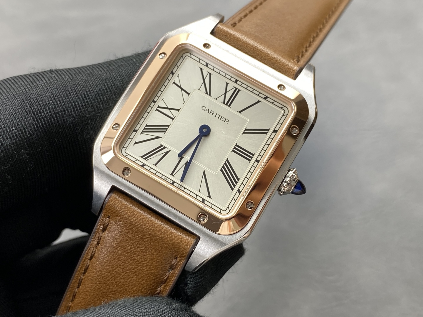 Cartier Santos-Dumont watch large model W2SA0037 1:1 Superclone - Image 3