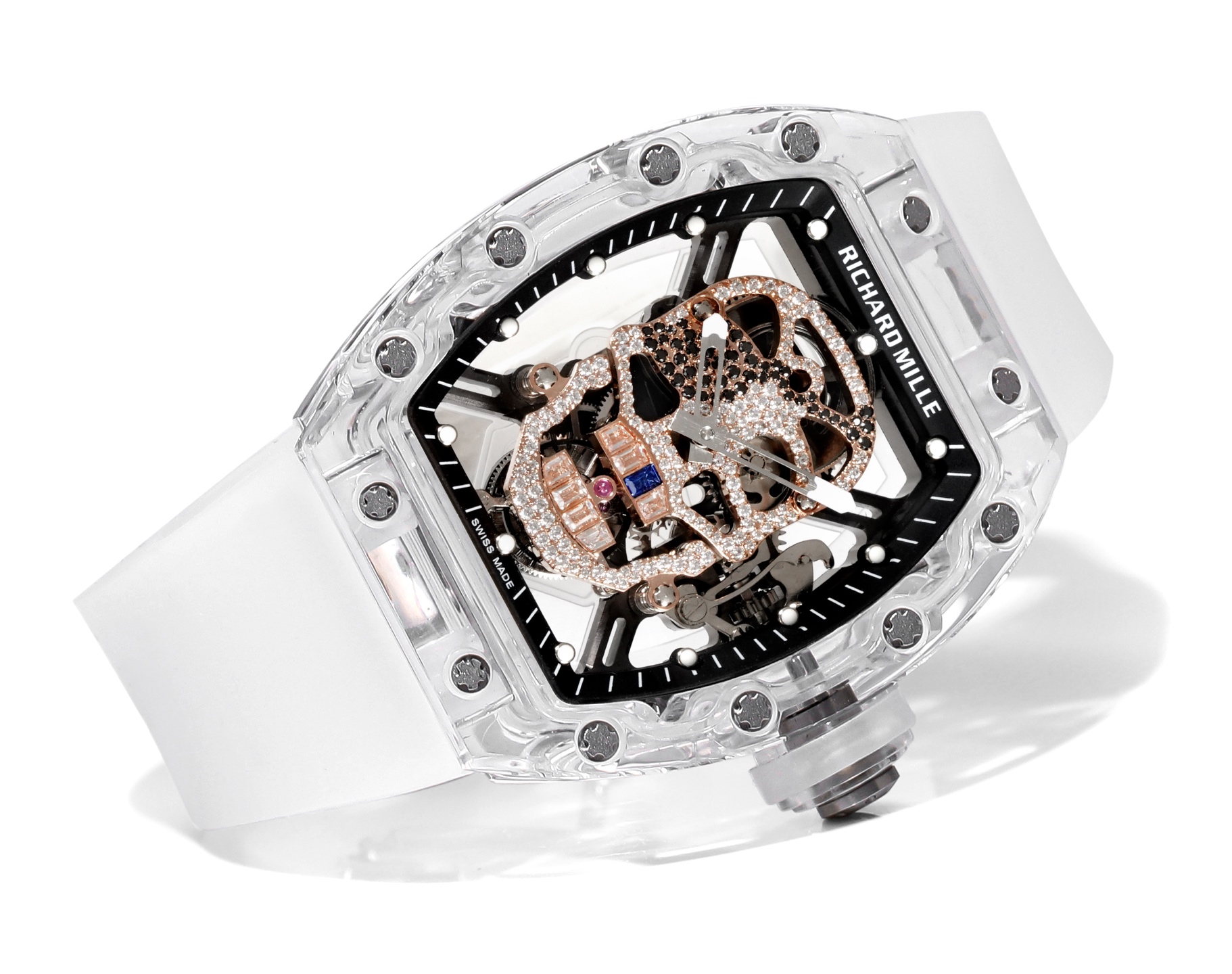 Richard Mille RM 052 RM052 Rubber strap Tourbillon MS Factory Configuration 3C3C4B 1:1 Superclone - Image 11