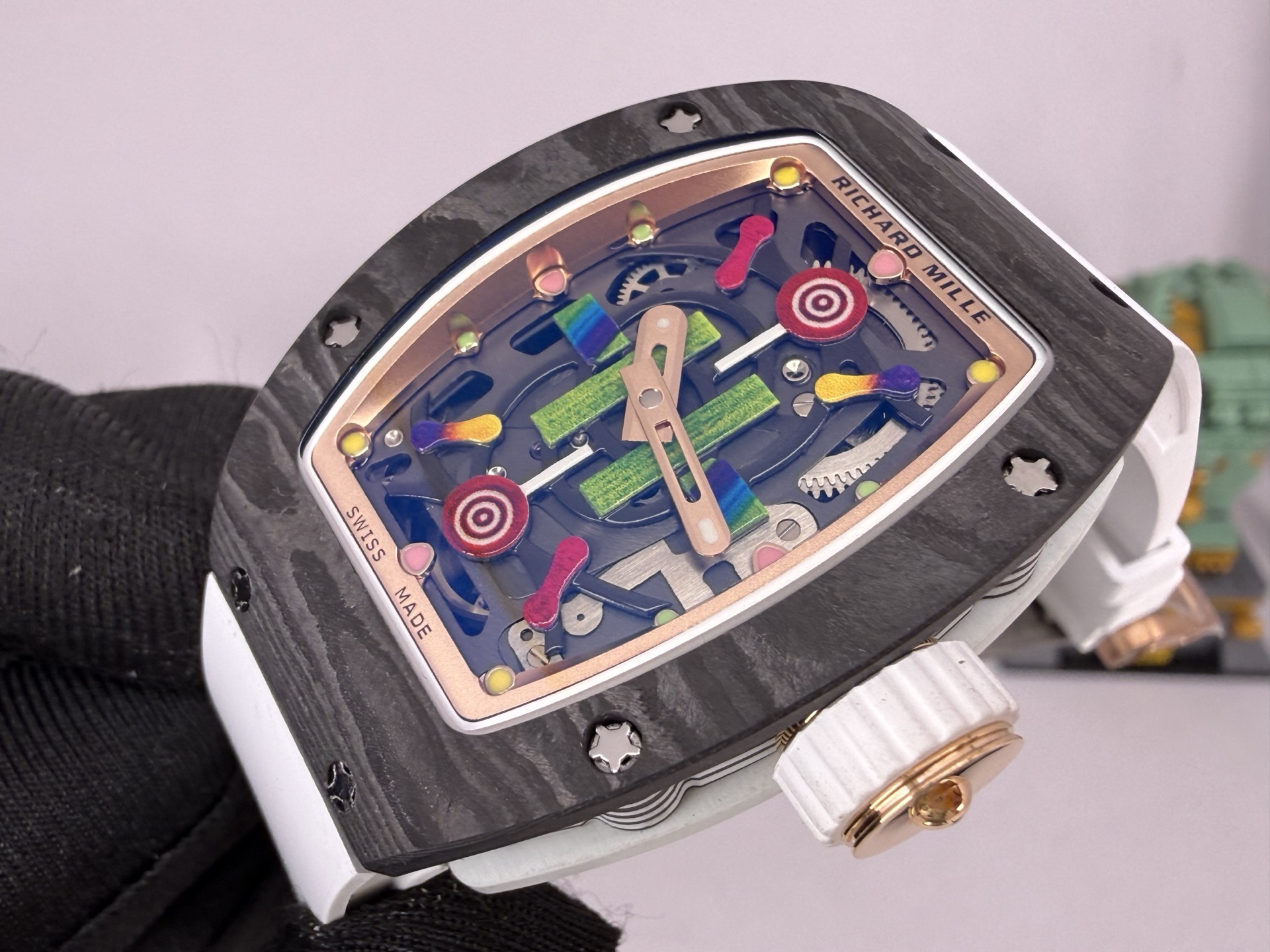 Richard Mille RM 07 RM07-03 Carbon composite Configuration E56B05 1:1 Superclone - Image 5