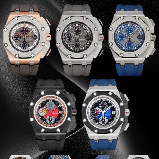 Audemars Piguet Royal Oak Offshore 26568PM Stainless steel Rubber strap 44 mm Chronograph LS Factory Configuration 6C5564 1:1 Superclone