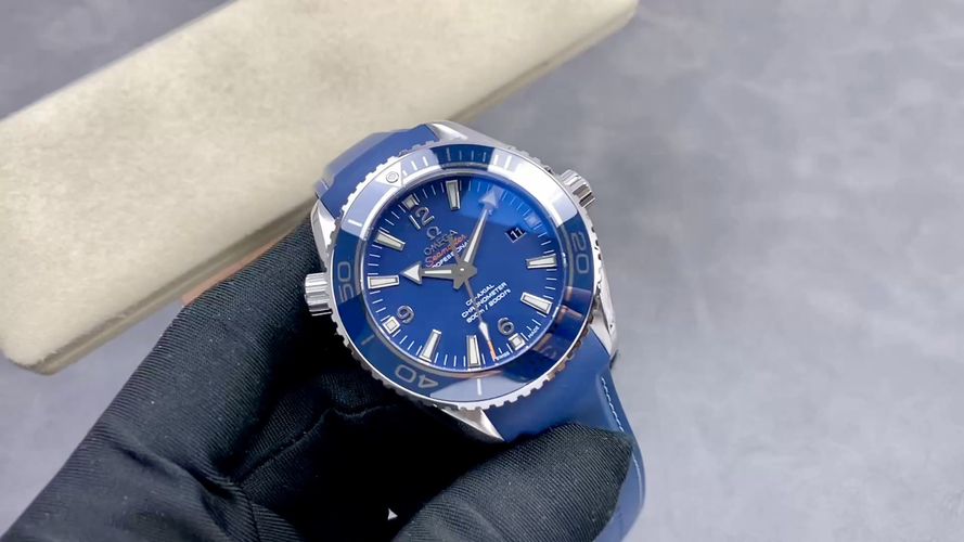 Omega Seamaster Rubber strap 45.5 mm GMT / dual time Configuration 63AA24 1:1 Superclone