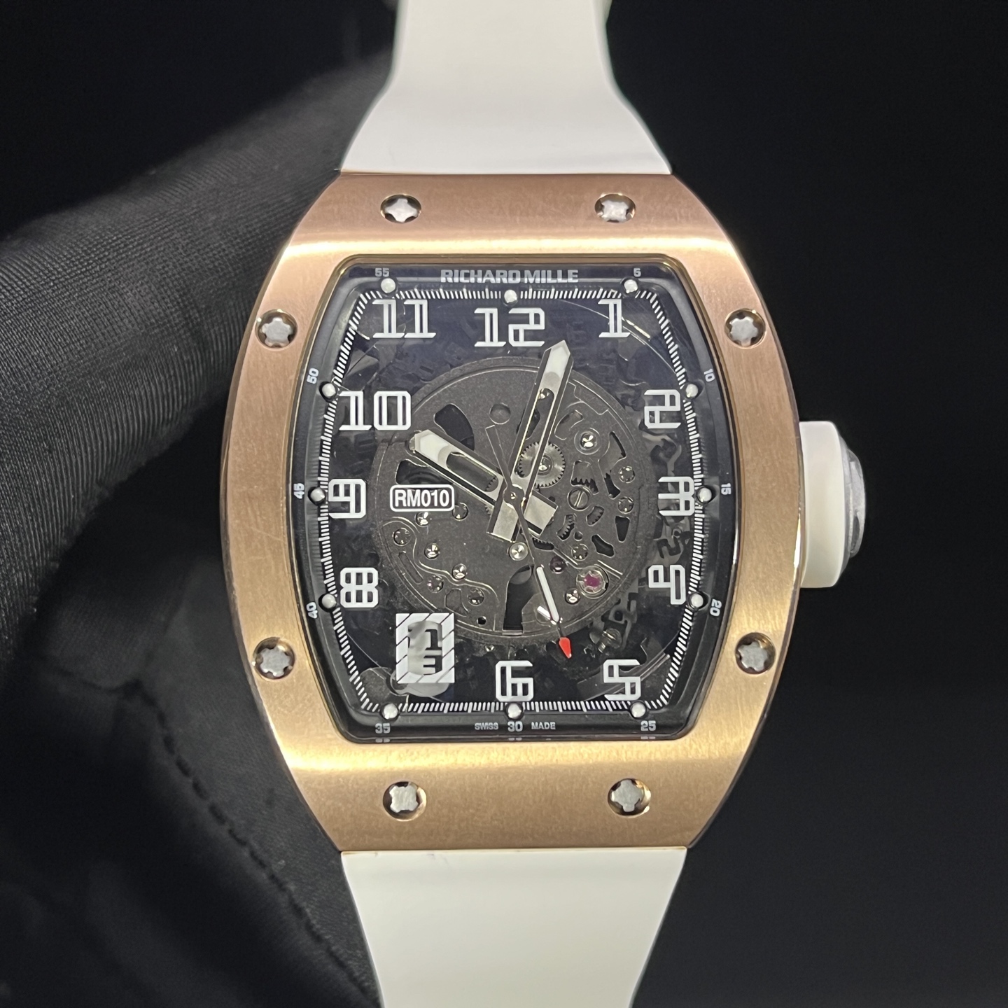 Richard Mille RM 010 RM010 Stainless steel Rubber strap 1:1 Superclone - Image 2