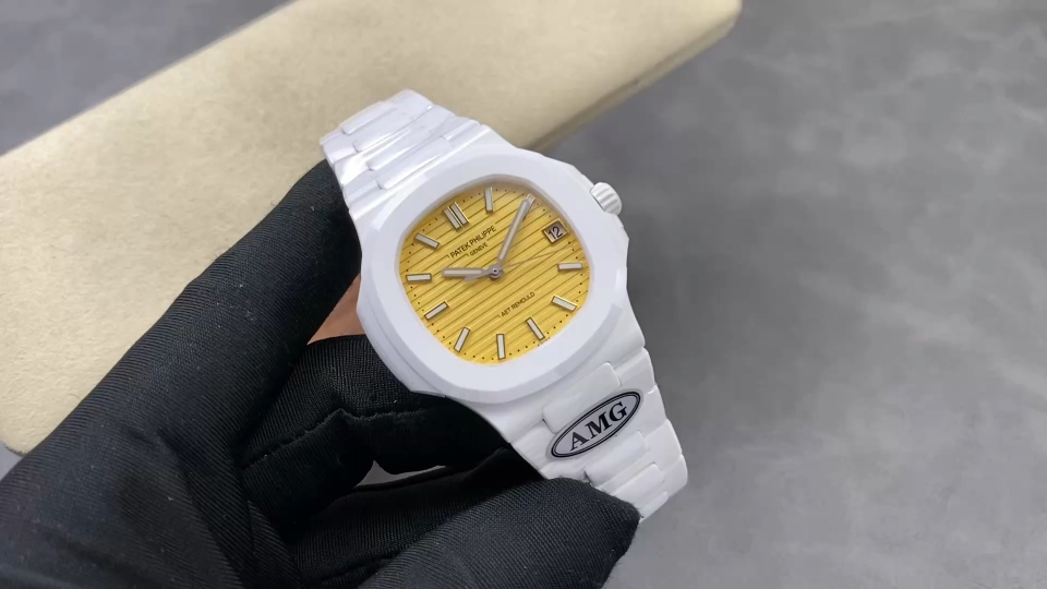 Patek Philippe Nautilus 5711 Ceramic Blue dial 40 mm Configuration B5FBF8 1:1 Superclone