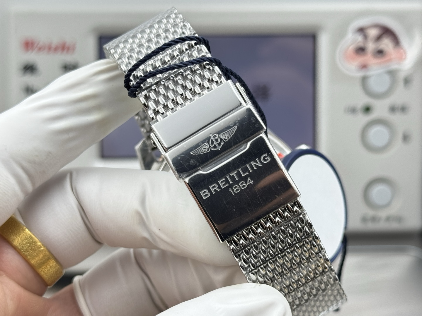 Breitling Superocean Heritage Rubber strap 42 mm GF Factory Configuration ED89CB 1:1 Superclone - Image 6