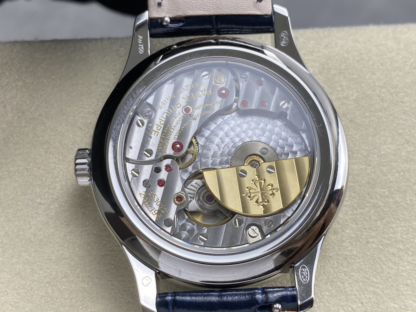 Patek Philippe Grand Complications Leather strap 39 mm Moon phase Automatic 3K Factory Configuration 3639D6 1:1 Superclone - Image 9