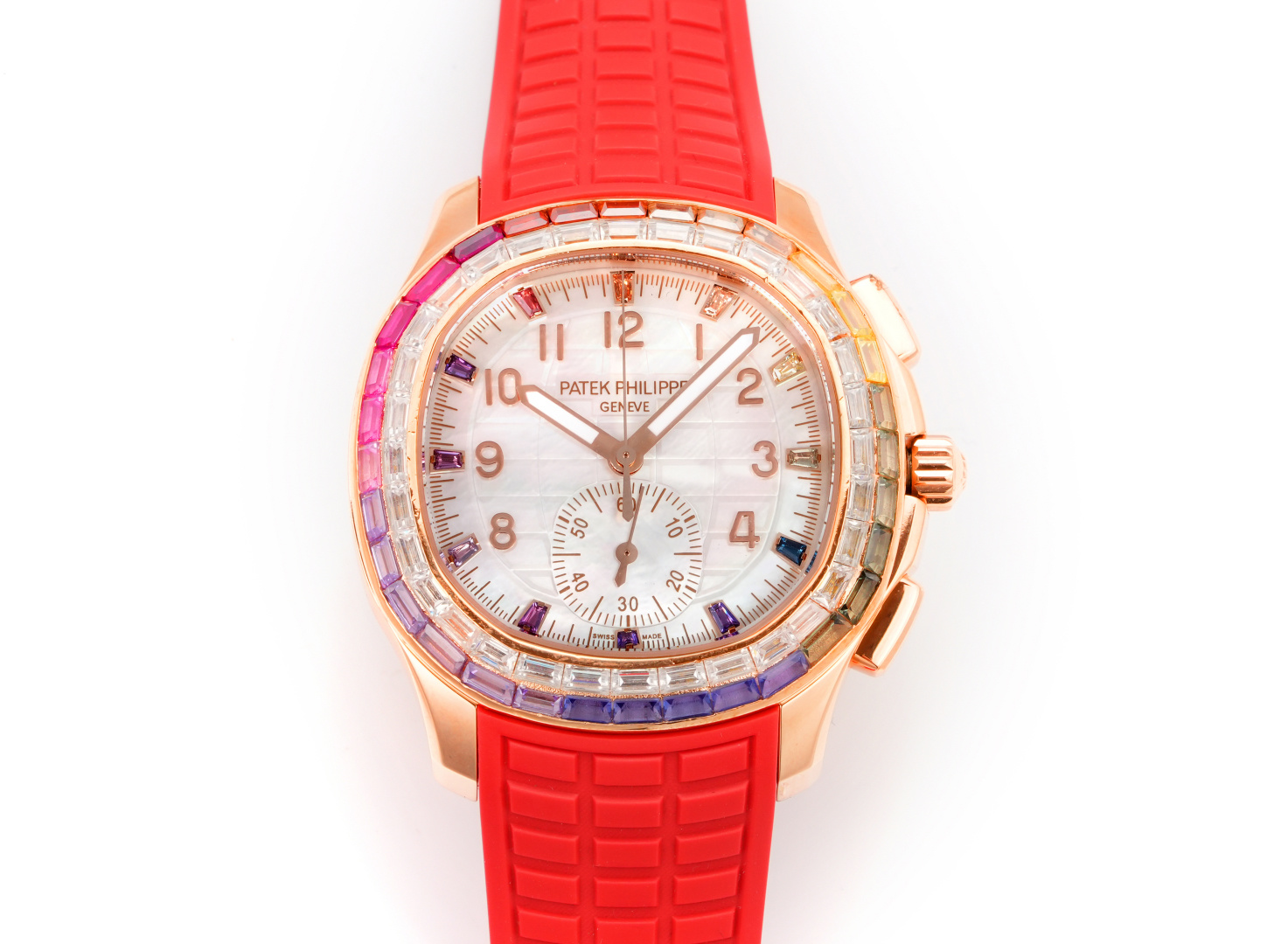 Patek Philippe Aquanaut Luce 7968/300R-001 Rainbow Chronograph 1:1 Superclone - Image 6