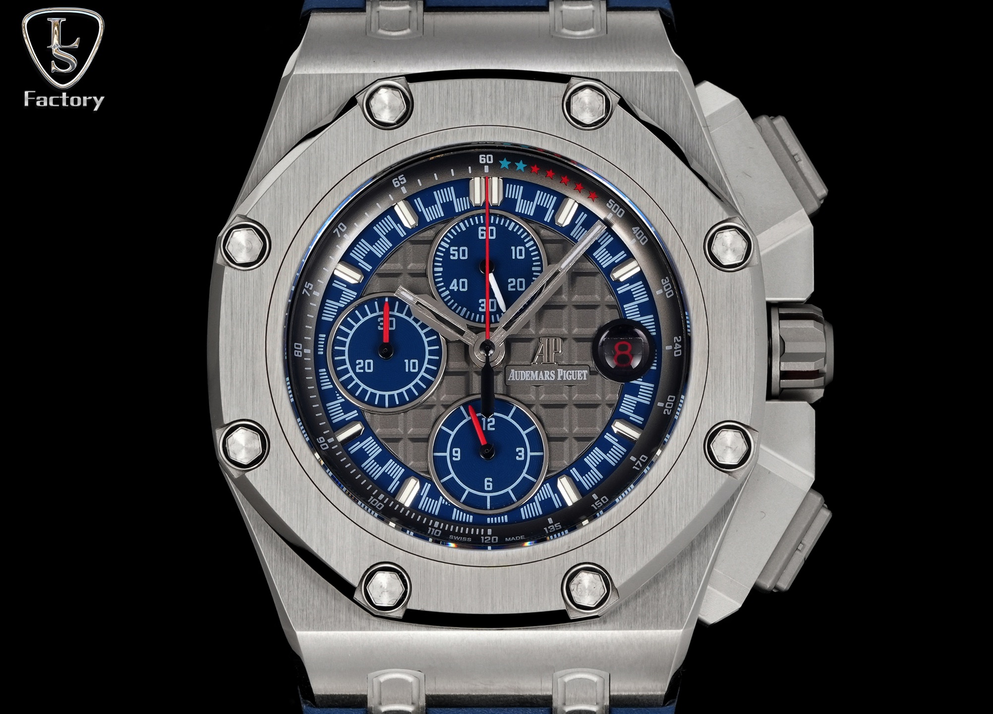 Audemars Piguet Royal Oak Offshore 26568PM Stainless steel Rubber strap 44 mm Chronograph LS Factory Configuration C957D1 1:1 Superclone - Image 4