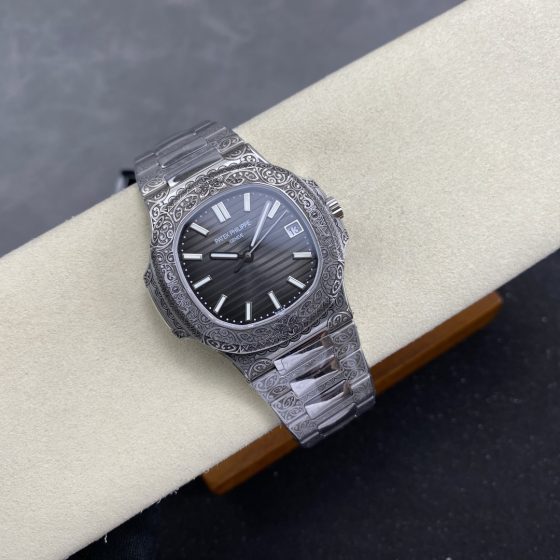 Patek Philippe Nautilus Stainless steel Gray dial 40 mm Automatic Configuration FF7590 1:1 Superclone