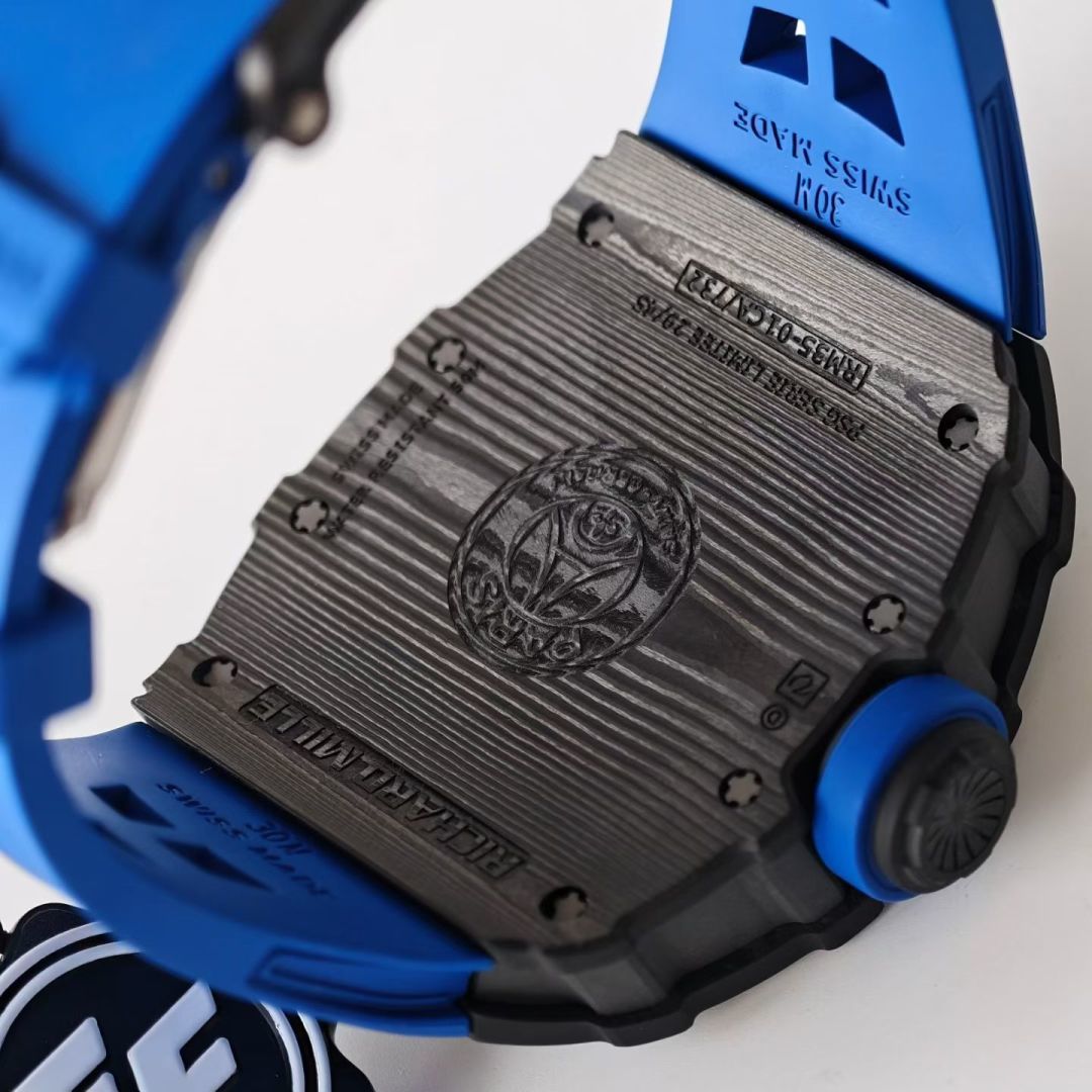 Richard Mille RM 035 RM35-01 Rubber strap 50 x 14 mm ZF Factory Configuration E622ED 1:1 Superclone - Image 13
