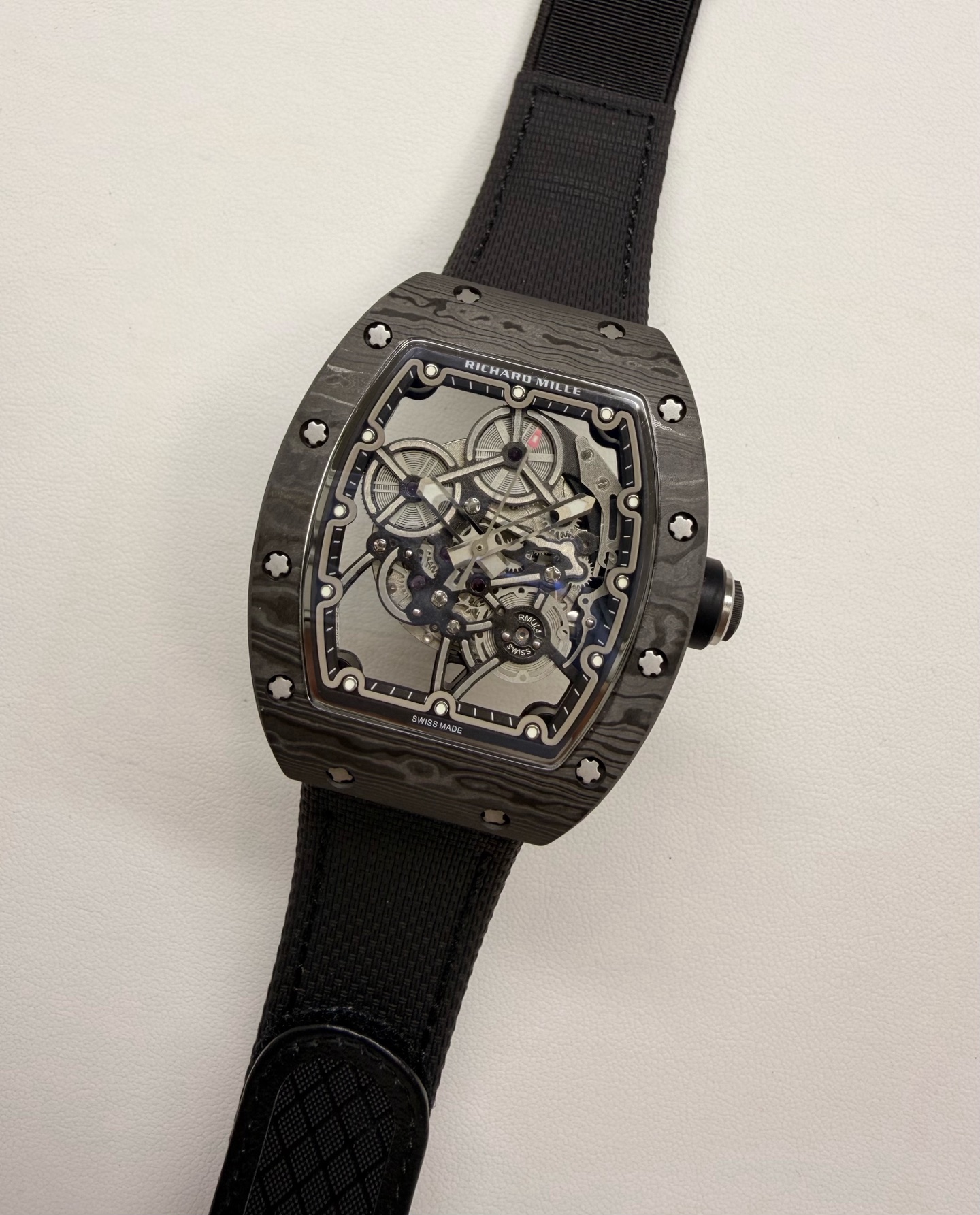 Richard Mille RM 055 RM055 Carbon composite 38.5 mm Configuration 6D4676 1:1 Superclone - Image 3