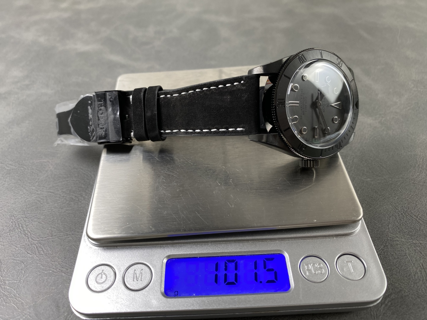 Tudor Black Bay Black Black Leather strap 41 mm Tourbillon GR Factory Configuration AC4E08 1:1 Superclone - Image 9