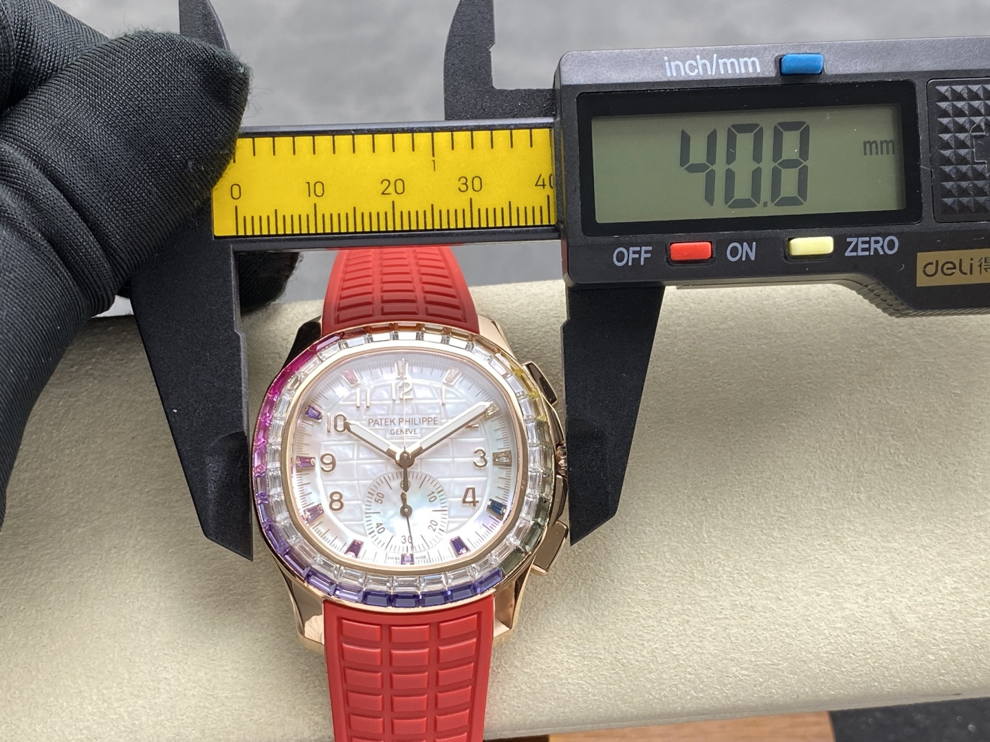Patek Philippe Aquanaut Luce 7968/300R-001 Rainbow Chronograph 1:1 Superclone - Image 215