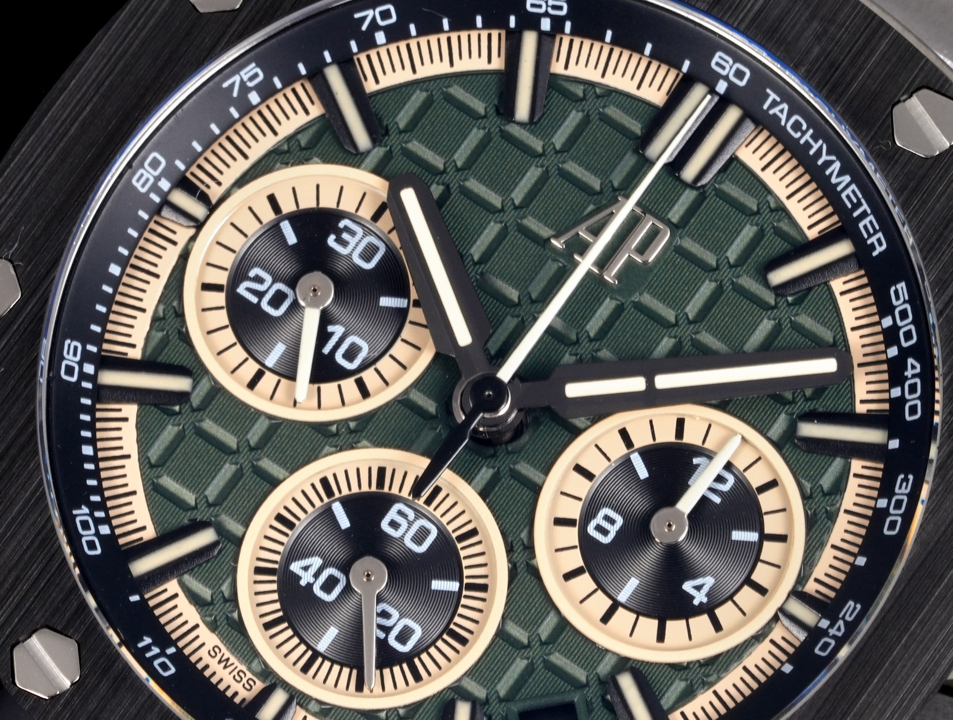 Audemars Piguet Royal Oak Offshore 26420 316 Stainless Steel Rubber strap 43 mm Date display Configuration 936BA0 1:1 Superclone - Image 9