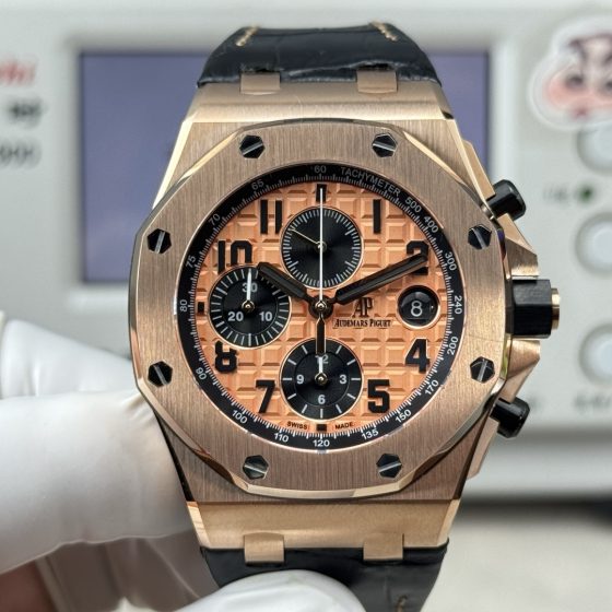 Audemars Piguet Royal Oak Offshore 26470 Stainless steel Rubber strap 42 mm Chronograph LS Factory Configuration 086E6B 1:1 Superclone