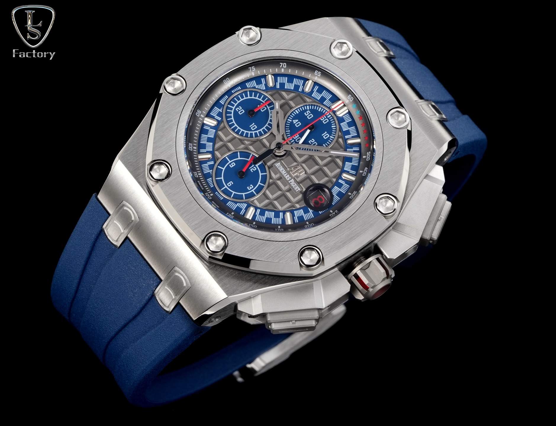 Audemars Piguet Royal Oak Offshore 26568PM Stainless steel Rubber strap 44 mm Chronograph LS Factory Configuration C957D1 1:1 Superclone