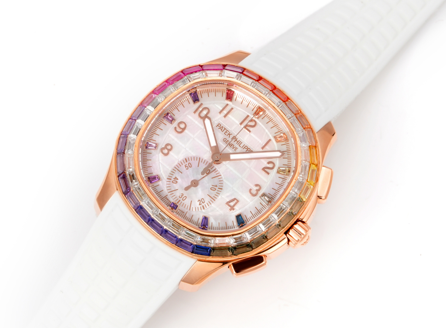 Patek Philippe Aquanaut Luce 7968/300R-001 Rainbow Chronograph 1:1 Superclone - Image 27