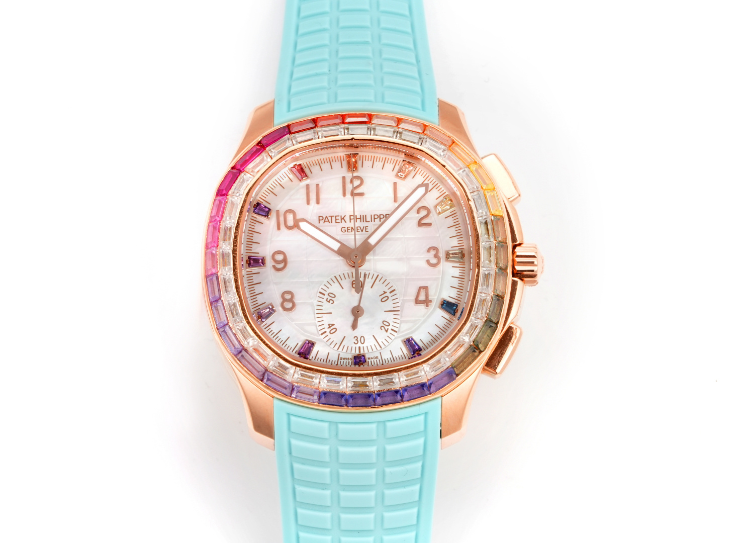 Patek Philippe Aquanaut Luce 7968/300R-001 Rainbow Chronograph 1:1 Superclone - Image 78