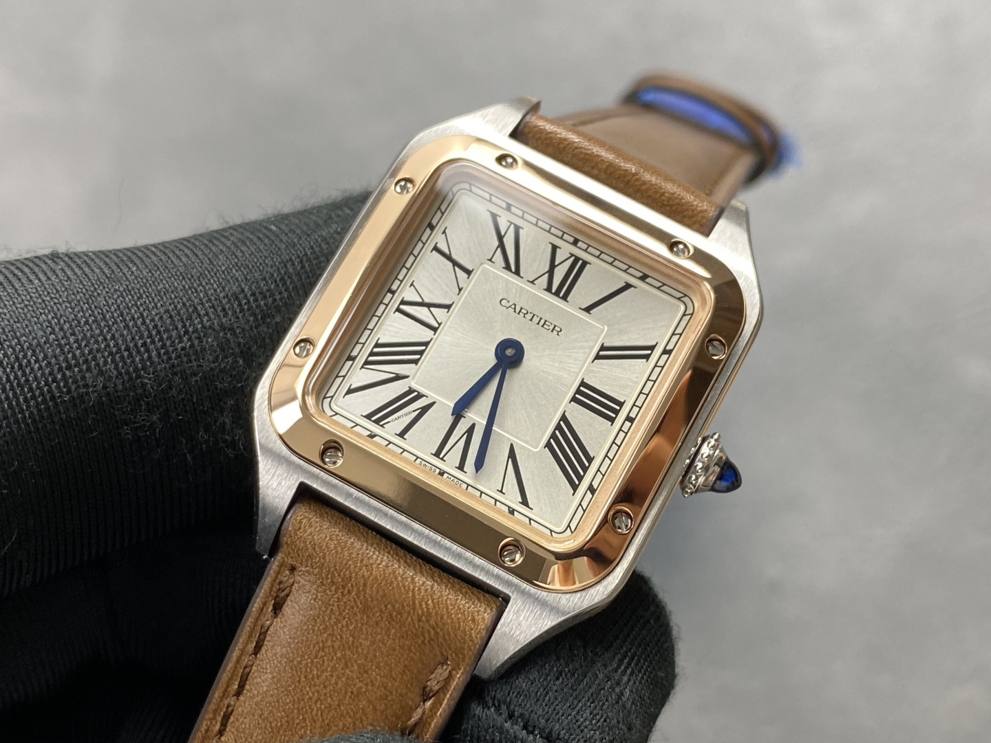 Cartier Santos-Dumont watch small model W2SA0038 1:1 Superclone - Image 6