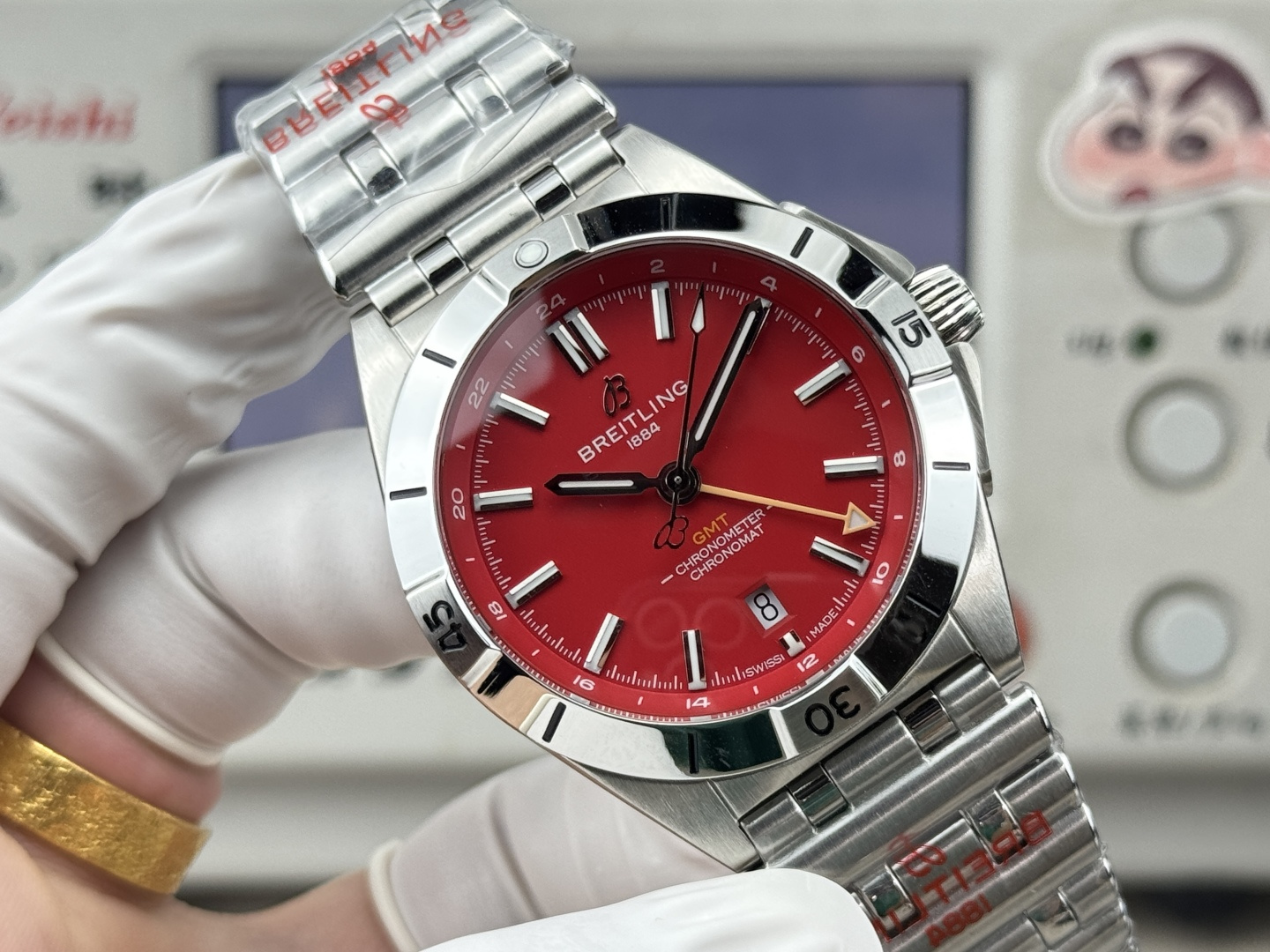 Breitling Chronomat A32398101M1A1 Stainless steel Stainless-steel bracelet 1:1 Superclone - Image 47