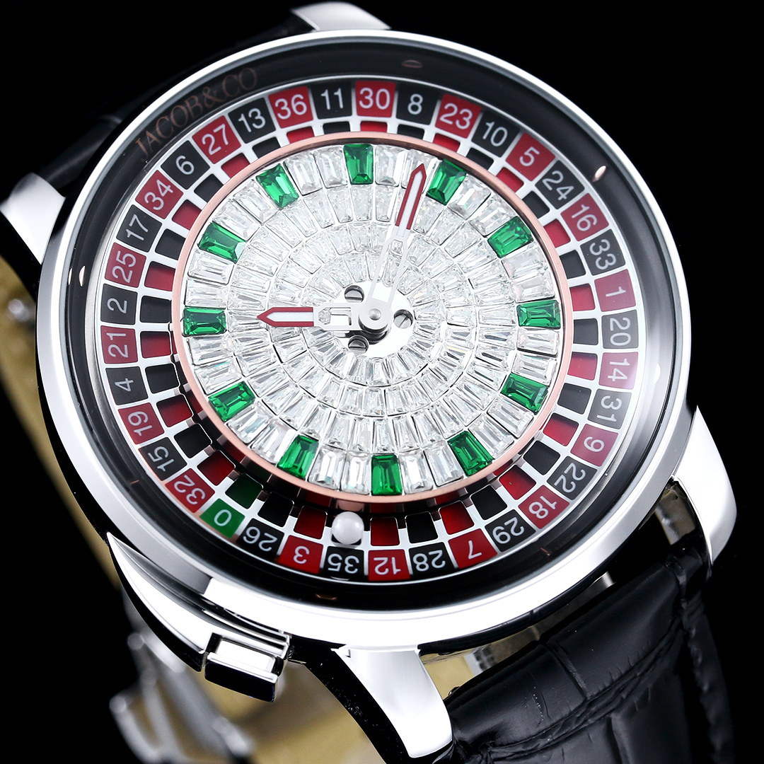 Jacob & Co. Casino Tourbillon Ceramic 44 mm Configuration 89EFC8 1:1 Superclone - Image 4