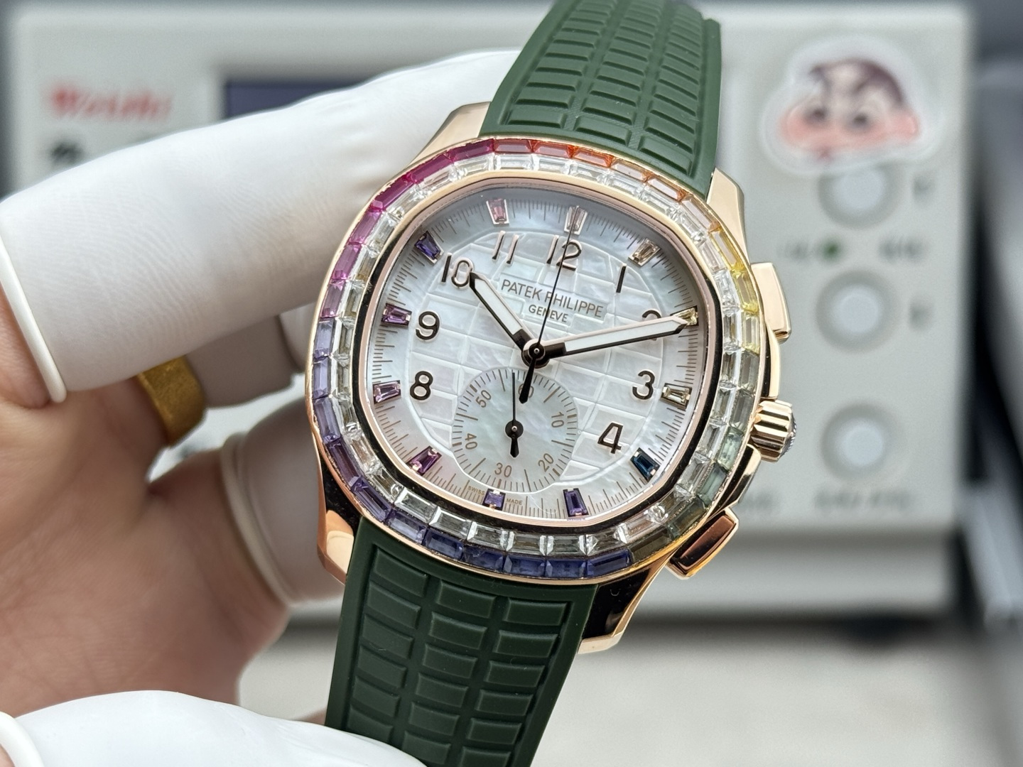 Patek Philippe Aquanaut Luce 7968/300R-001 Rainbow Chronograph 1:1 Superclone - Image 102