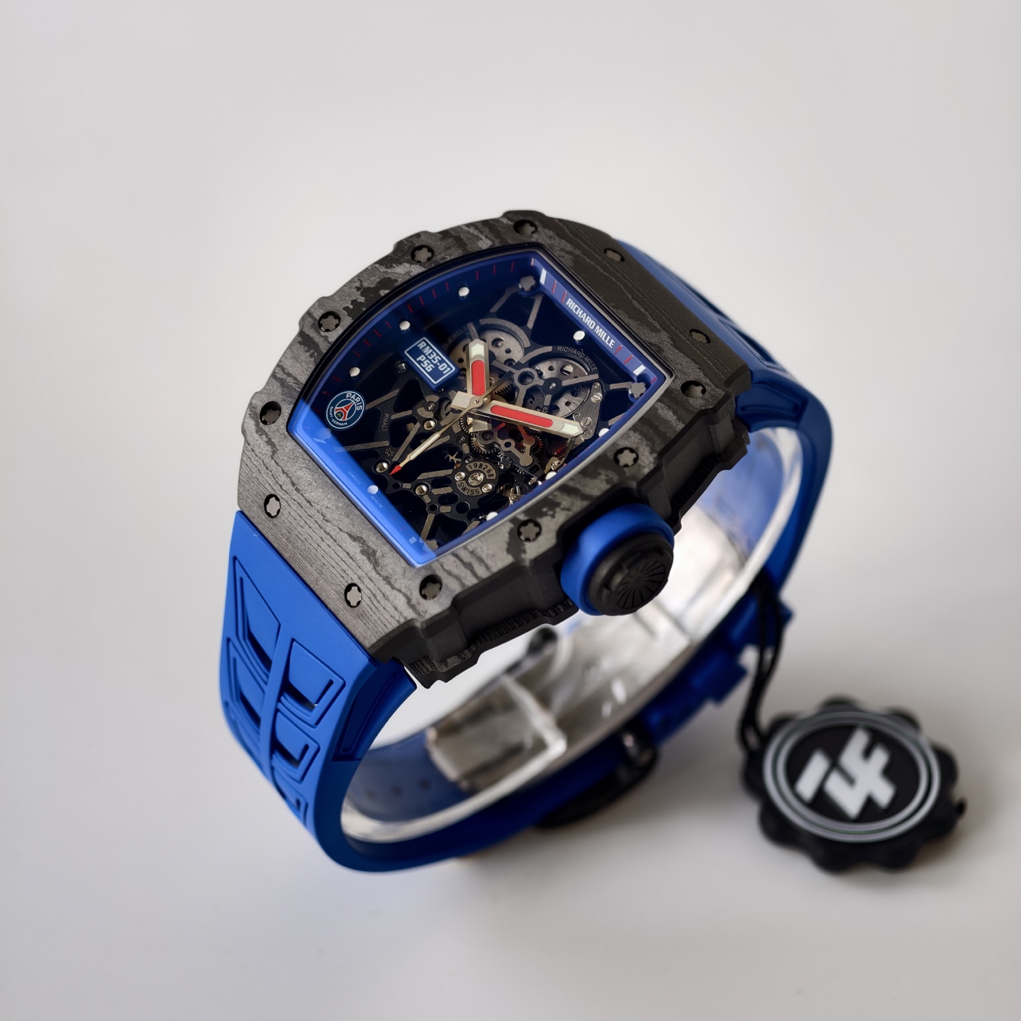Richard Mille RM 035 RM35-01 Rubber strap 50 x 14 mm ZF Factory Configuration E622ED 1:1 Superclone - Image 2