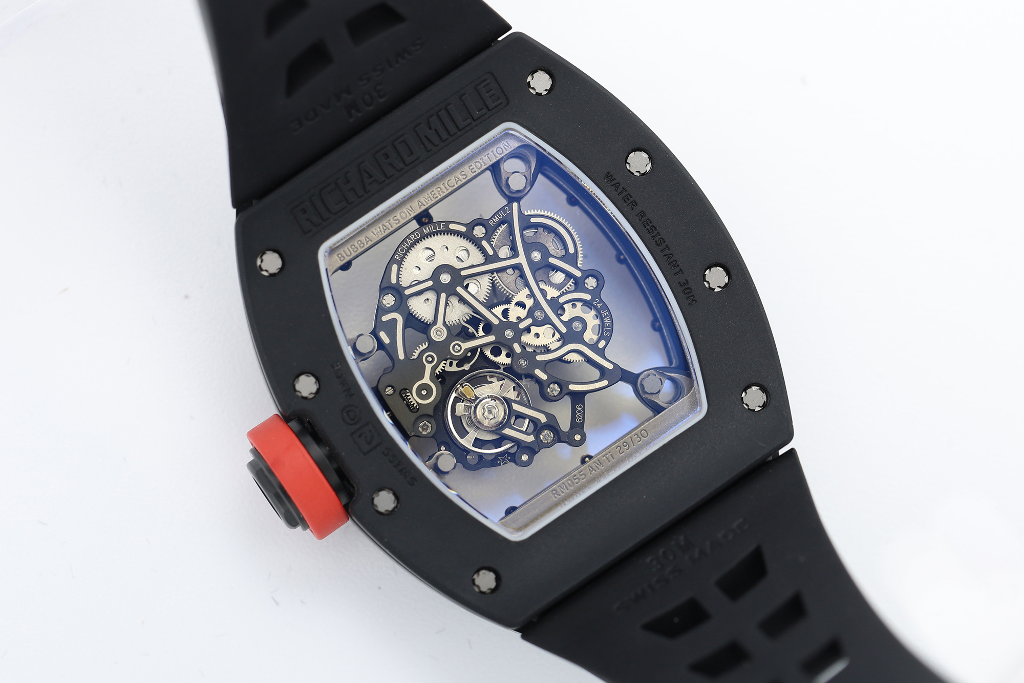 Richard Mille RM 055 RM055 Black Ceramic 42.70 mm Manual-wind ZF Factory Configuration 6705AE 1:1 Superclone - Image 3