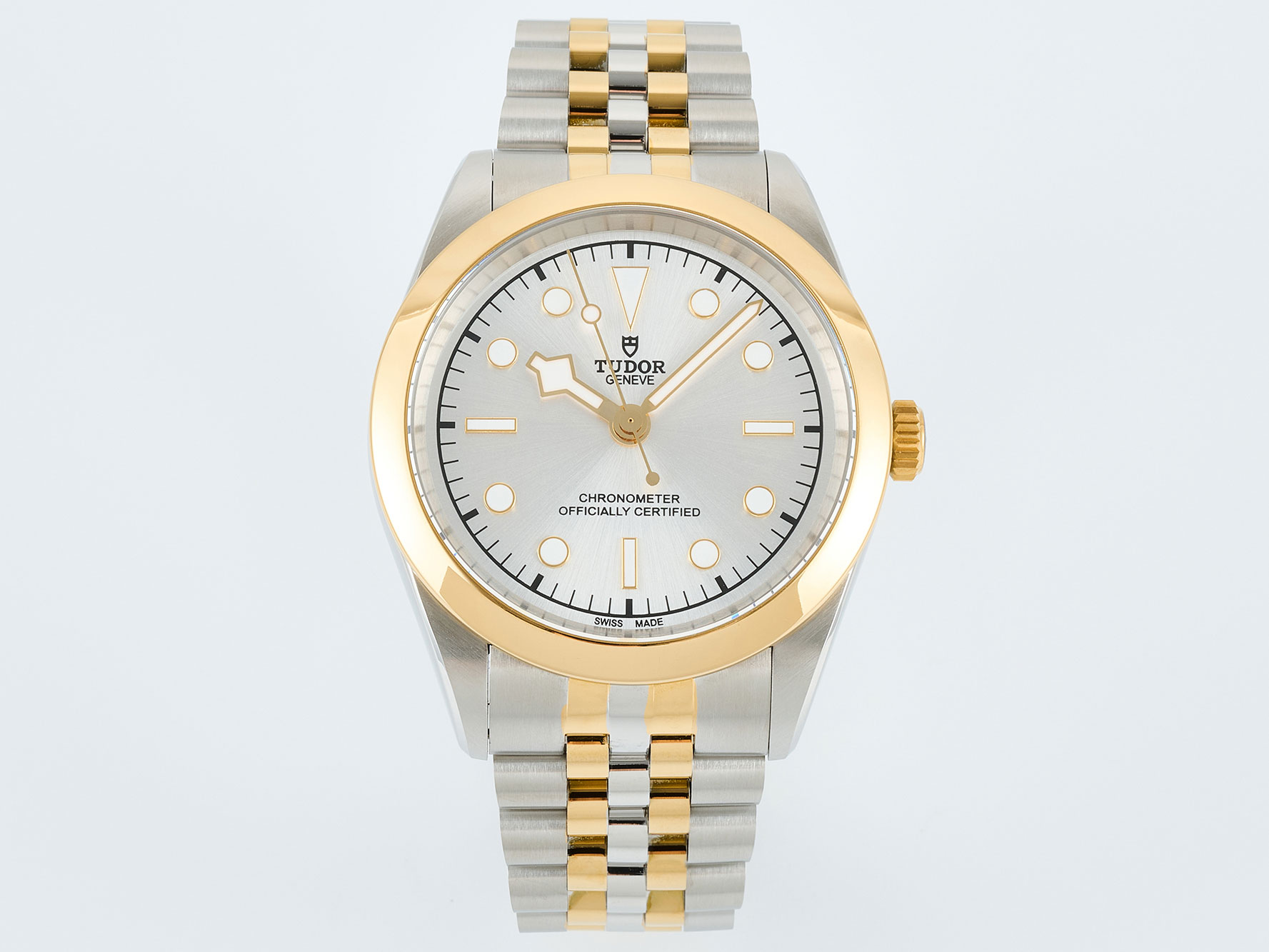 Tudor Black Bay One 41 S&G watch - 41mm steel case, Yellow gold bezel - m79683-0002 1:1 Superclone