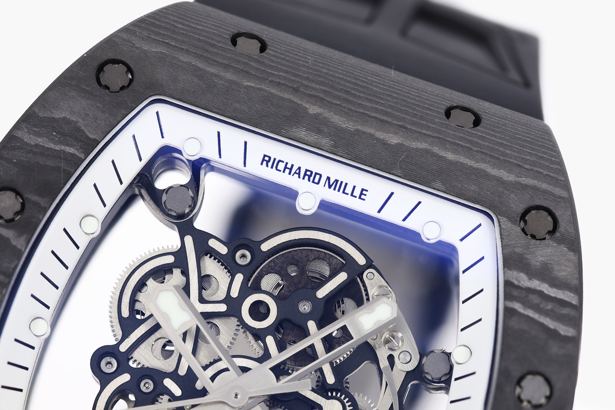 Richard Mille RM 055 RM055 Carbon composite Manual-wind ZF Factory Configuration ED9F4B 1:1 Superclone - Image 8